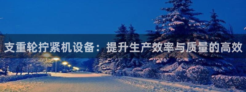 威九国际取款多到账：支重轮拧紧机设备：提升生产效率与质量的高