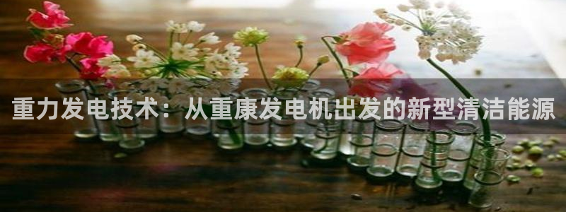 威九国际图片：重力发电技术：从重康发电机出发的新型清洁能源
