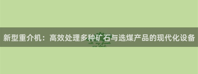 威九国际风情万种：新型重介机：高效处理多种矿石与选煤产品的现