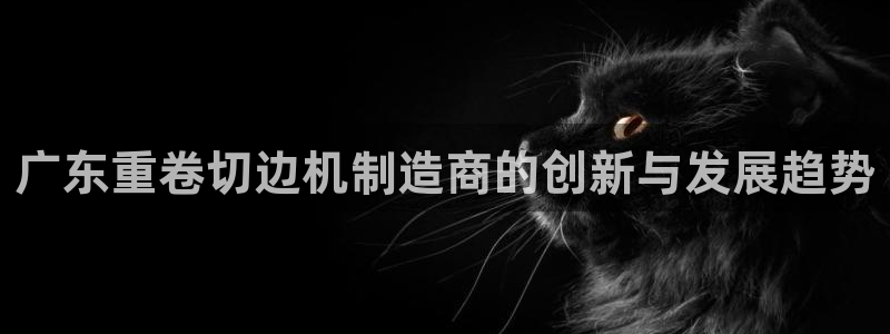 威九国际真人玩家在线对战：广东重卷切边机制造商的创新与发展趋