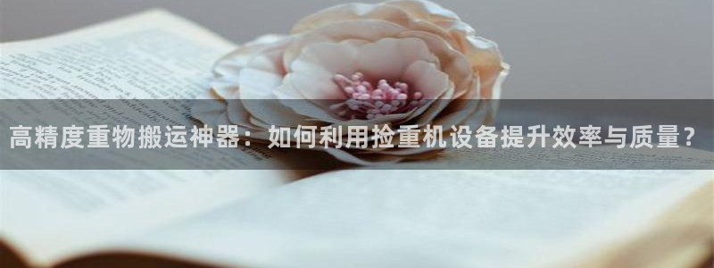 威九国际取款机怎么取：高精度重物搬运神器：如何利用捡重机设备