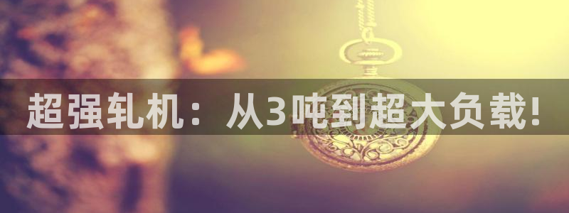威九国际免费版：超强轧机：从3吨到超大负载!