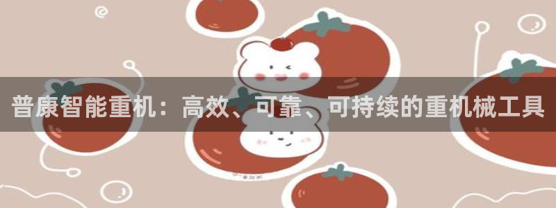威九国际app网站：普康智能重机：高效、可靠、可持续的重机械